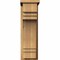 Ekena Millwork Pescadero Rough Sawn Corbel w/Backplate, Western Red Cedar, 8"W x 14"D x 26"H COR08X14X26PEC01RWR - alternate 2